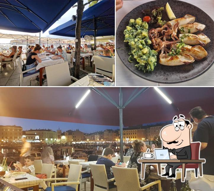 Gli interni di Da Piero restaurant Rovinj