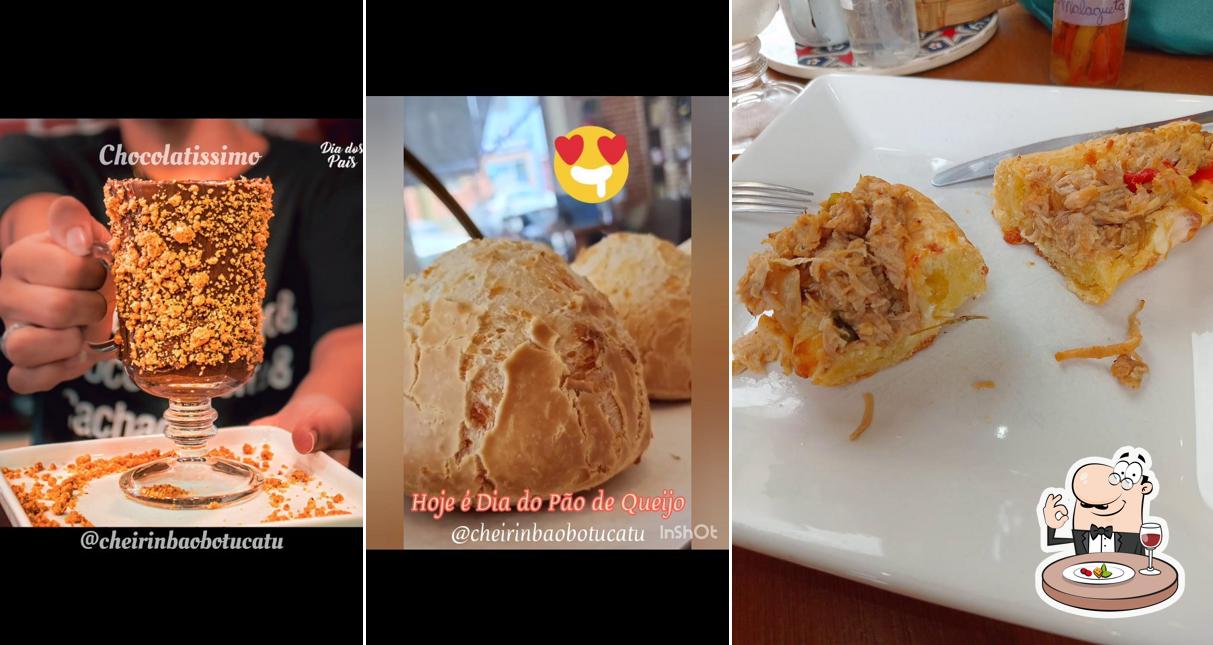 Comida em Cafeteria Cheirin Bão