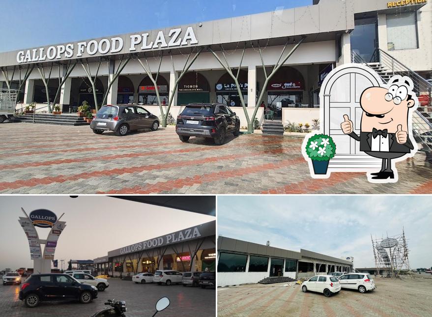 Enjoy the view outside GALLOPS FOOD PLAZA