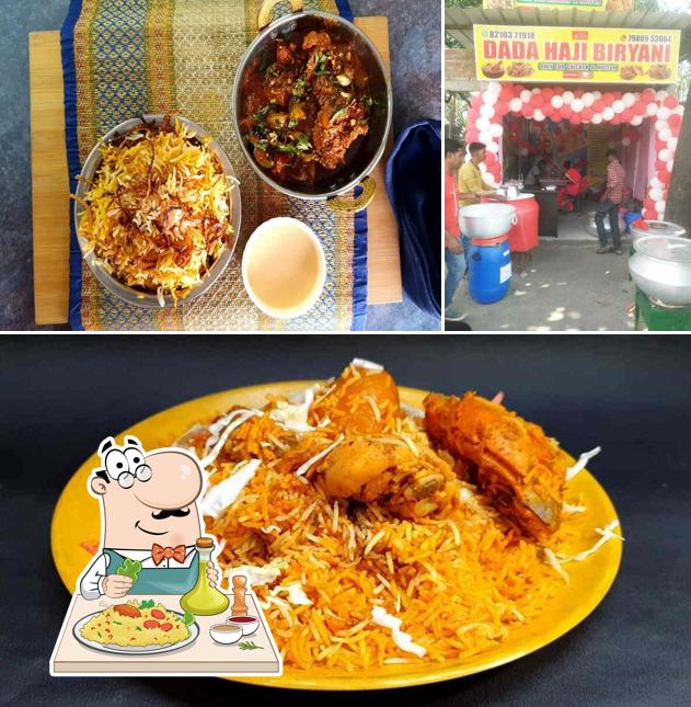 Food at Dada haji biryani .matigara
