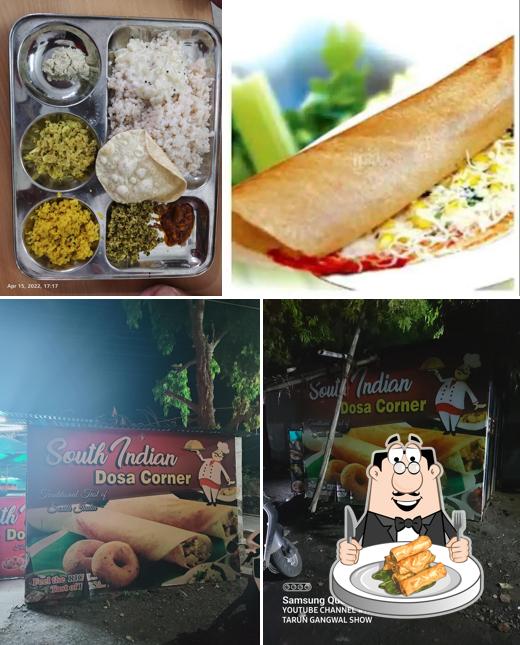 Spring rolls at South Indian Dosa Corner