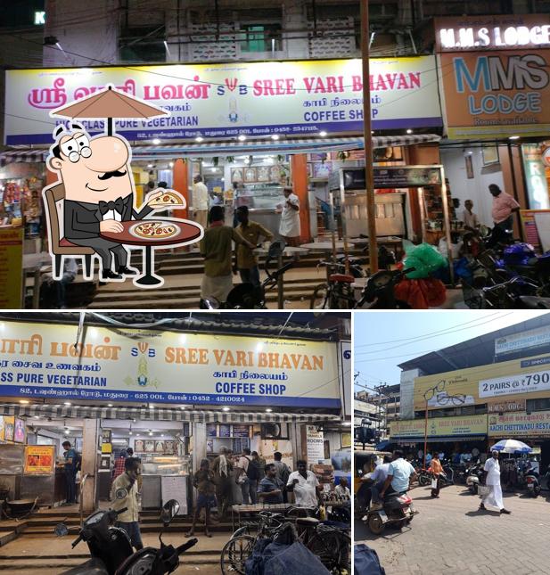The exterior of Sree Vari Bhavan