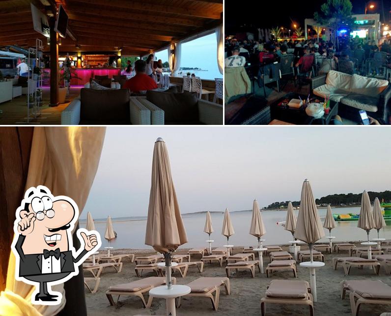 Gli interni di SunShine Beach Bar