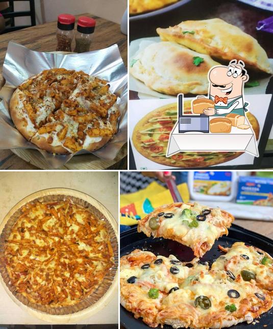 Garlic bread at pizza villa