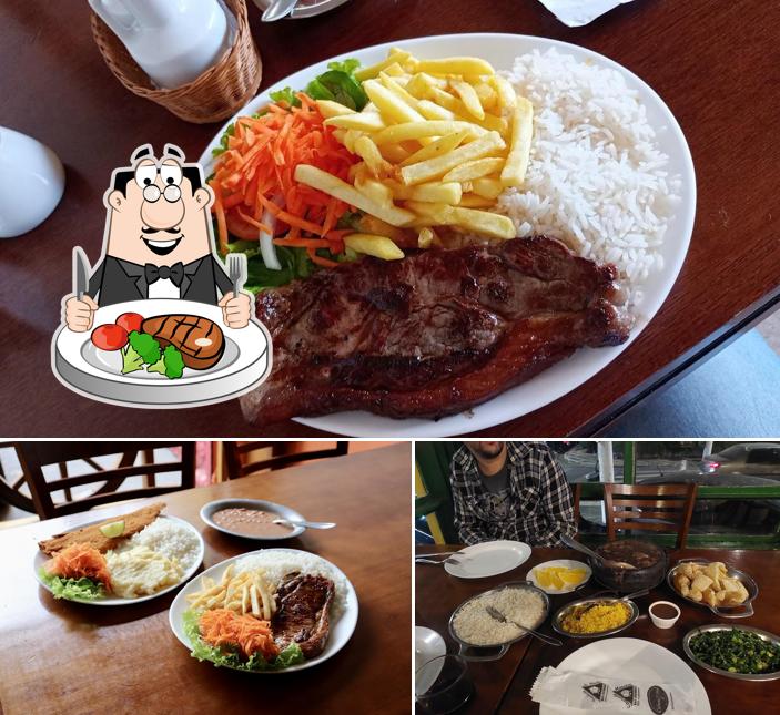Bife em Restaurante Cabana de Minas
