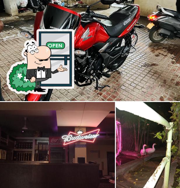 Enjoy the view at the outside area of My Village Restaurant