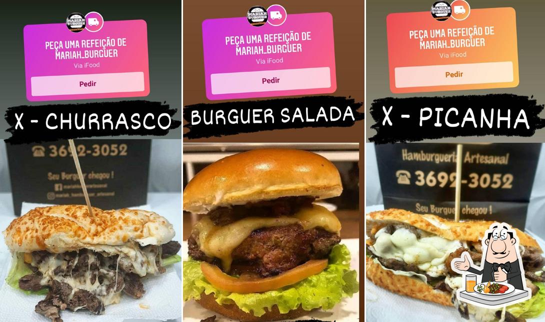 Comida em Mariah Burguer