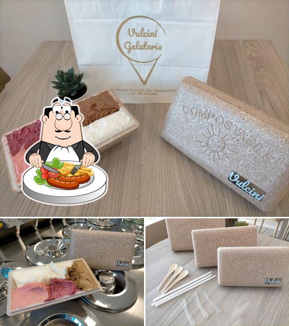La foto di cibo e interni da Vulcini Gelateria