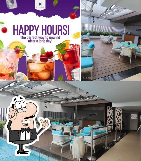 The interior of La Baie – A Roof Top Restaurant