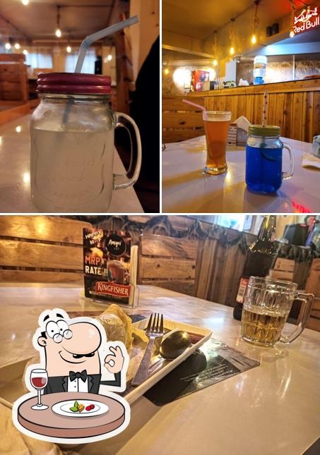 The restaurant's food and beverage