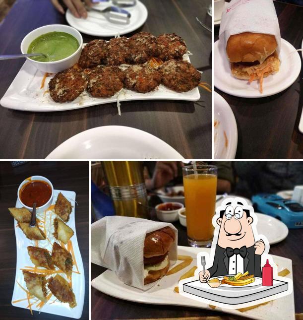 Taste fries at Class Bunk Cafe