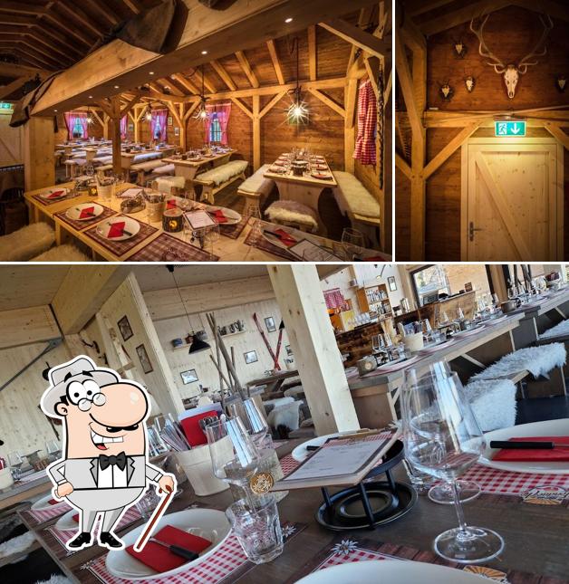 La esterno e interni del ristorante