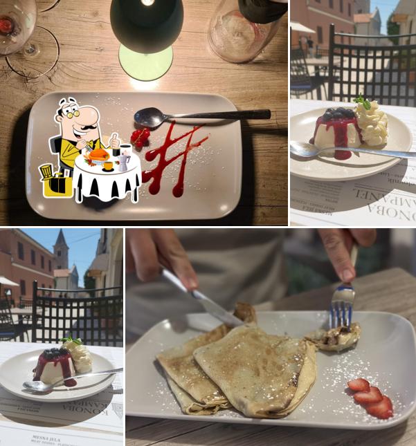 Panna cotta al Konoba Kampanel Nin