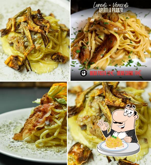 Spaghetti alla carbonara al Ristorante G2 Cassia