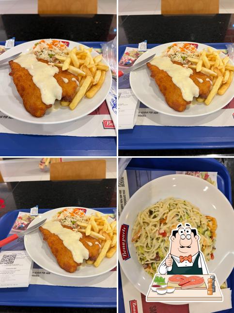 Peixe e fritas em Bonaparte