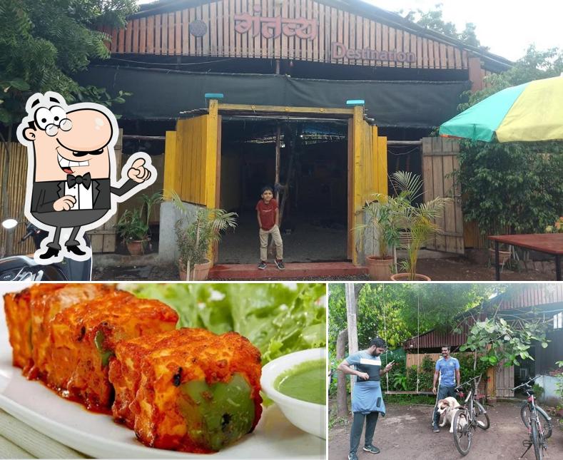 This is the photo showing exterior and food at Gantavya Destination