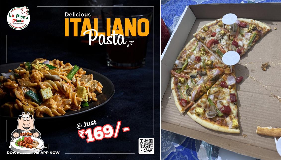 Food at La pinoz pizza