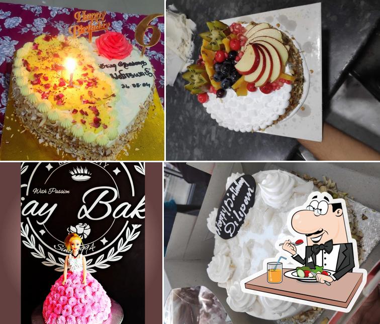 Food at New Vijay Bakery