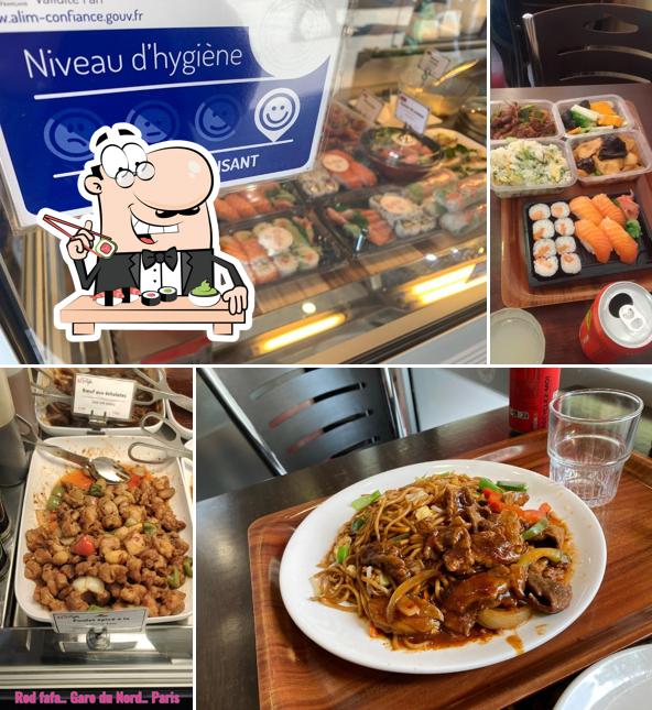 Choisissez de nombreuses options de sushi