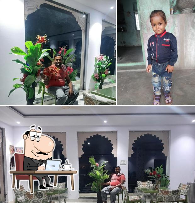 The interior of New Poonam Hotel Beawar