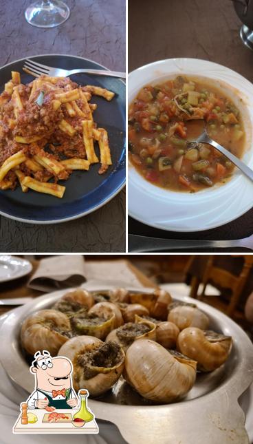 Gamberetti e grana al Trattoria Bar Croce Bianca