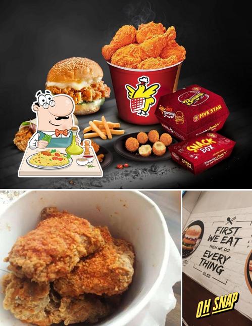 Food at Five Star Chicken