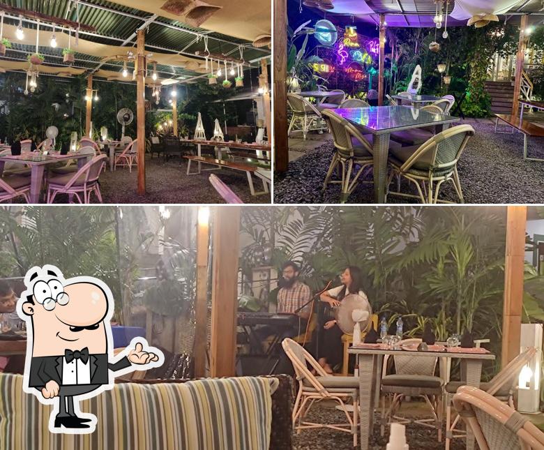 Take a seat at one of the tables at Mama Miso