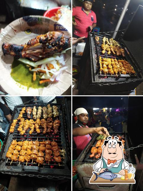 Grilled salmon at Grills On Wheels