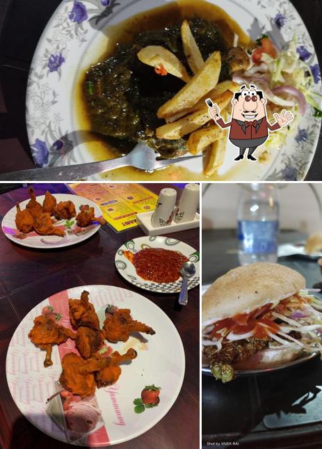 Pulled pork sandwich at K M RESTAURANT