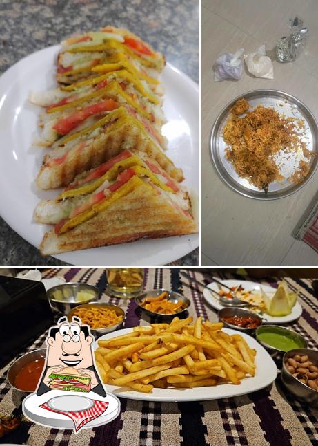 Club sandwich at Hotel Panchami Family Restaurant & Bar
