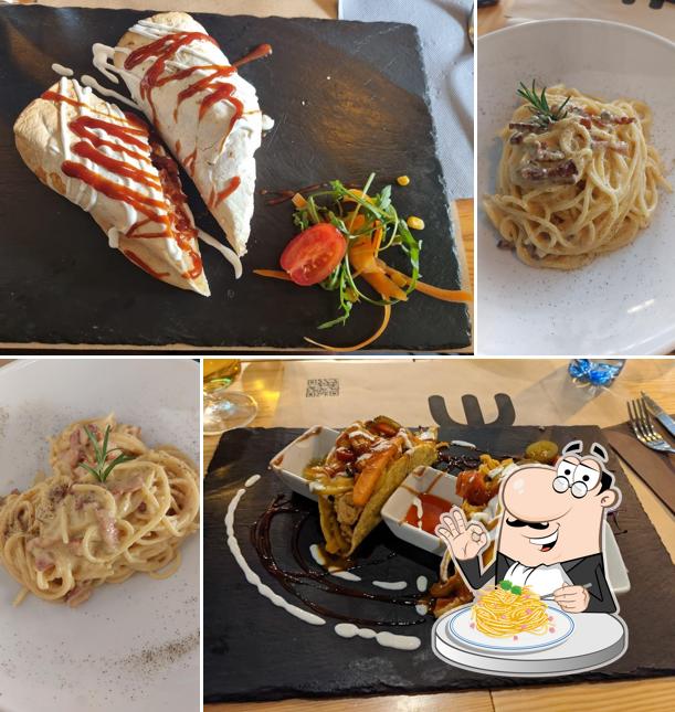 Spaghetti alla carbonara al Abì Bar Bistrot