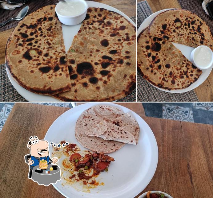 Food at Hinduja restaurant sam road Jaisalmer