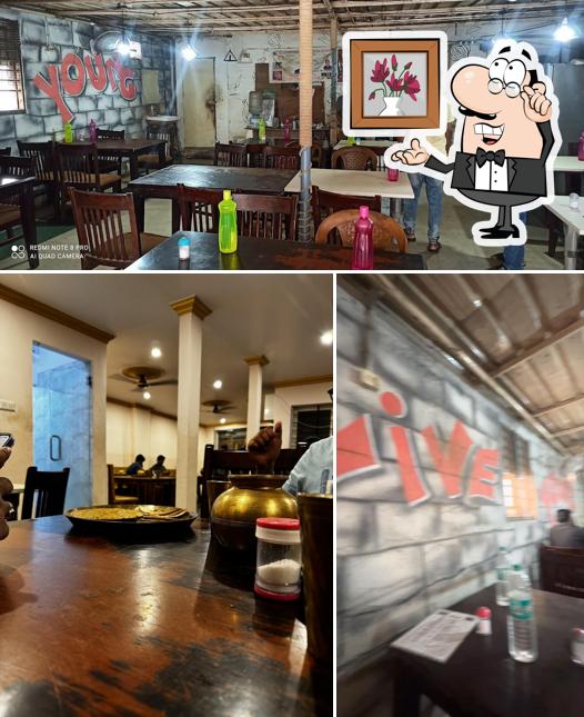 The interior of Odia dine (Marathalli)
