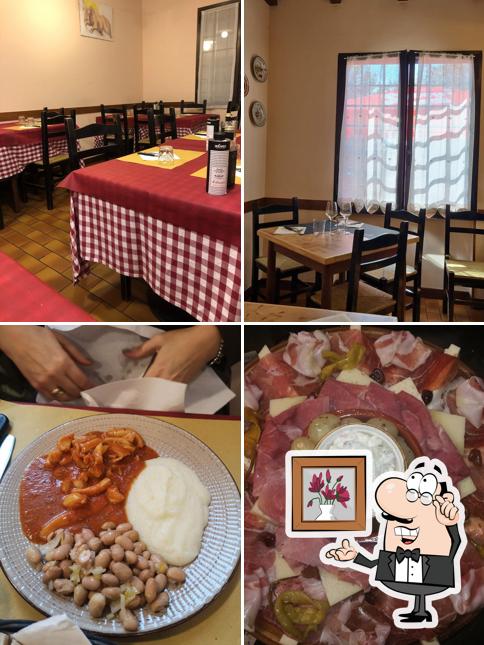 Dai un'occhiata agli interni di Osteria Ae Rode