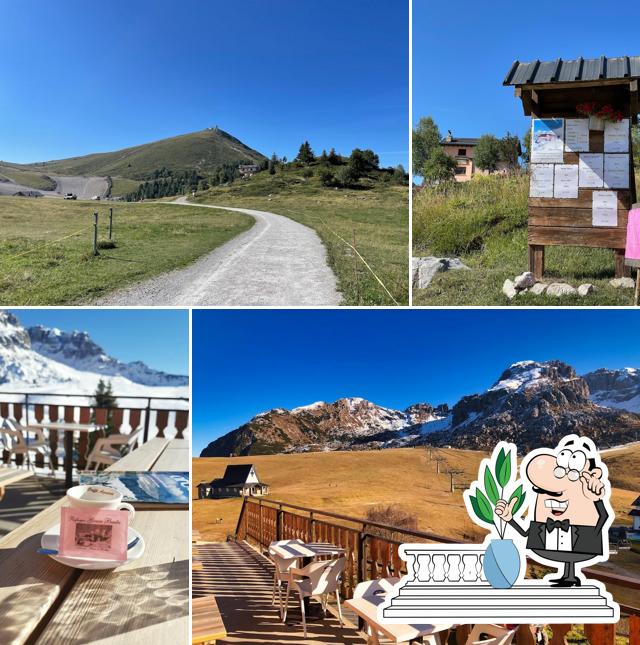 Goditi la vista dagli esterni di Rifugio Gran Baita