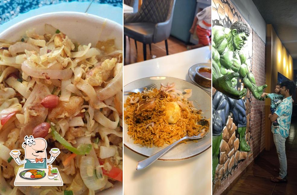 Food at Bot 9 AI Themed Restaurant