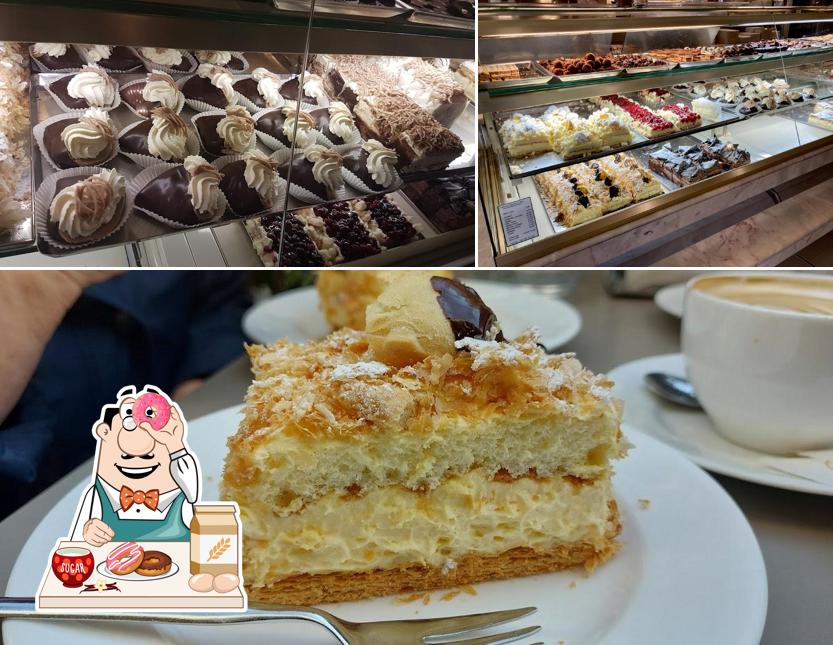 Pasticceria Caffè Lintner serve un'ampia gamma di dolci