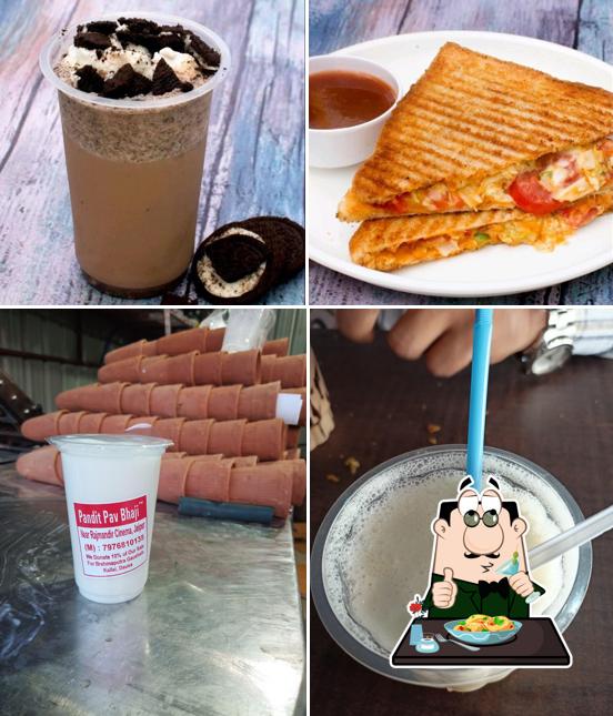 Chocolate mousse at Pandit Pav Bhaji