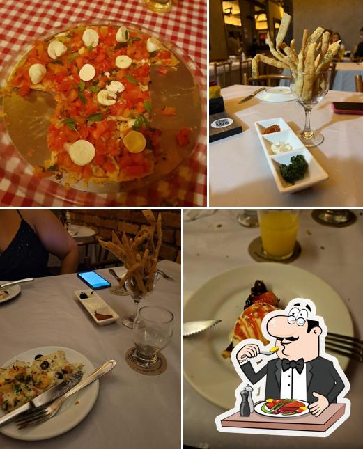 Platos en Sapataria da Pizza