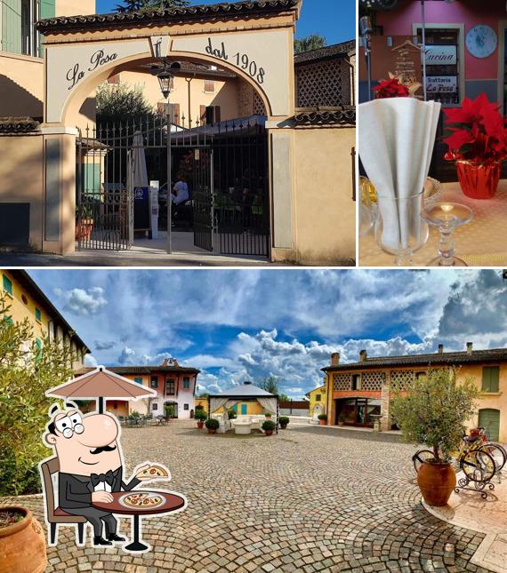 Gli esterni di Trattoria La Pesa