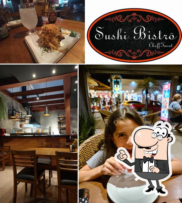 O interior do Sushi Bistrô