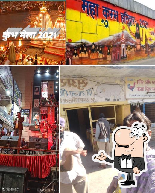 The interior of Saran Chicken Center Kalka