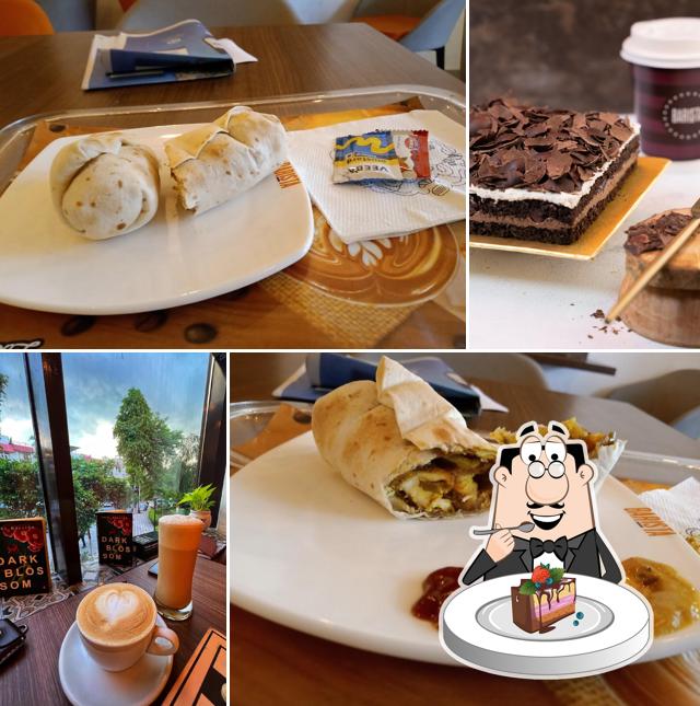 Chocolate cake at Barista