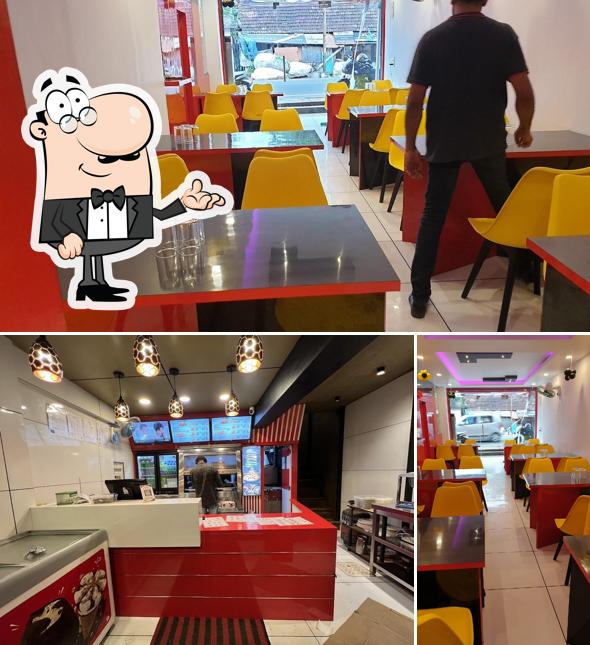 The interior of AFC American Fried Chicken, Kannapuram