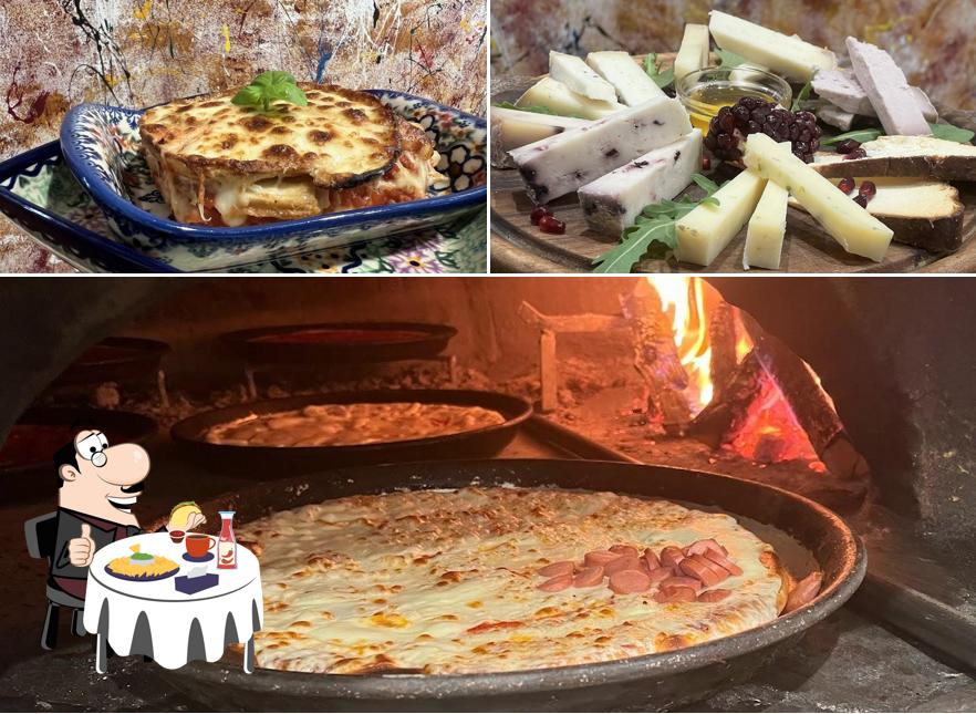Piatto di formaggi al Pizzart da Gimmy