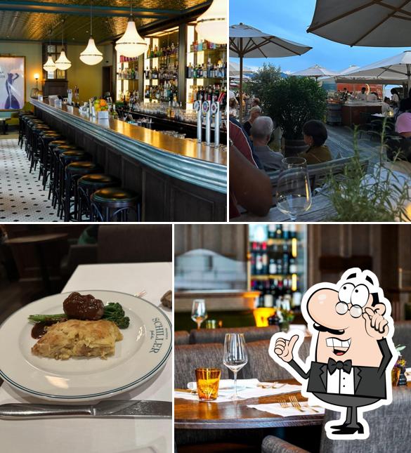 Gli interni di Brasserie Schiller