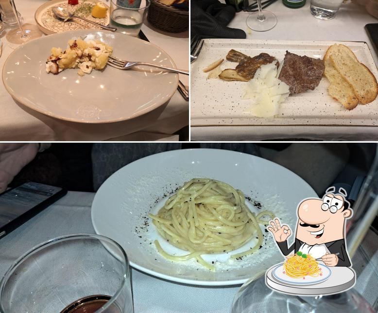 Spaghetti alla carbonara al Andry Bistrot