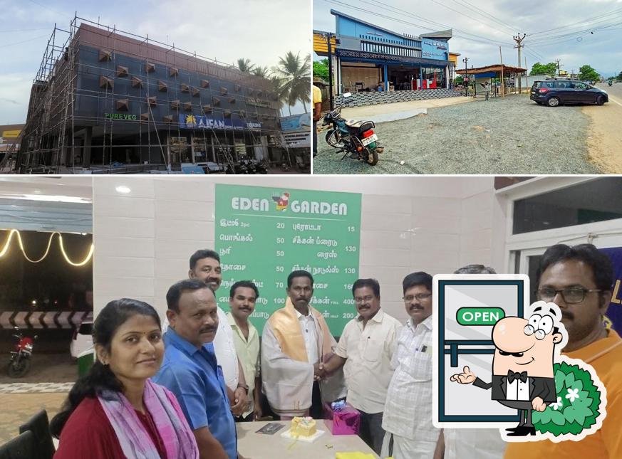 Check out how Edengarden restuarant looks outside