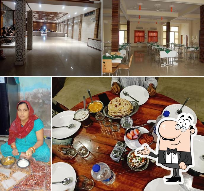 The interior of Gunjan Resort