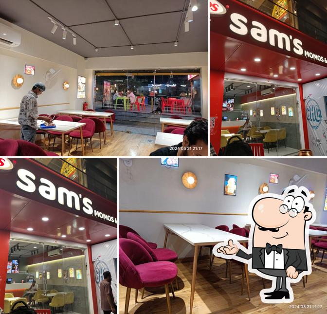 Check out how Sams Momos looks inside